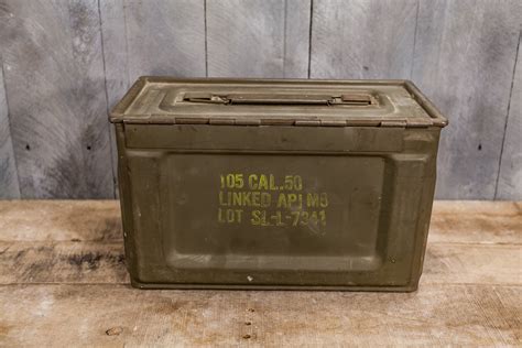 old military ammo boxes value